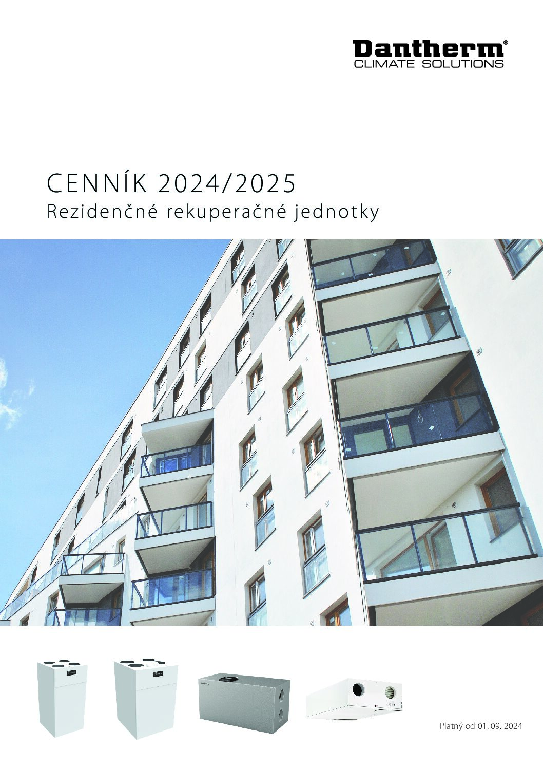 Cenník dantherm Cenník dantherm